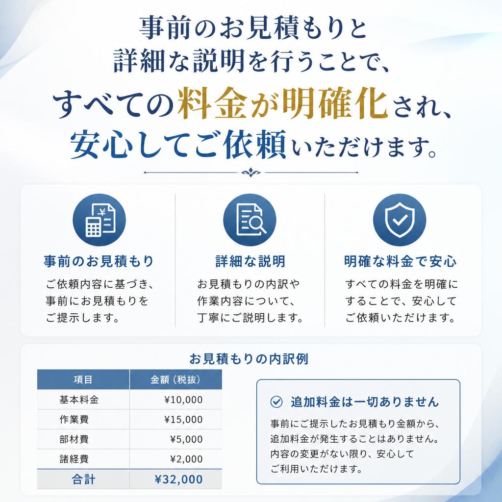 透明性のある料金体系