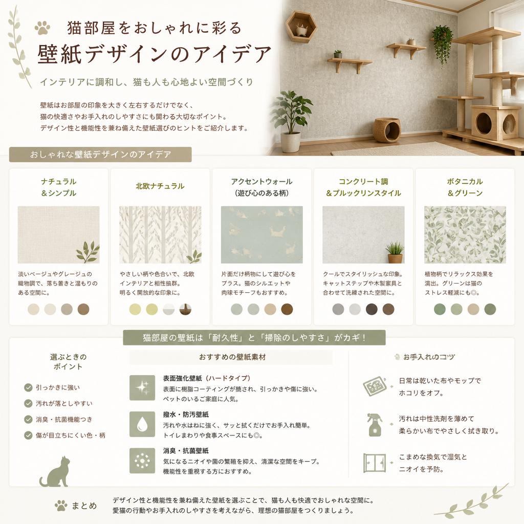 壁紙デザインで彩りを添える