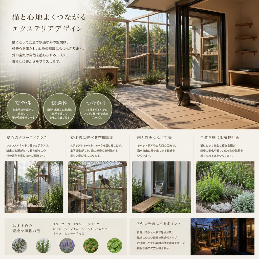 エクステリアがもたらす快適さ