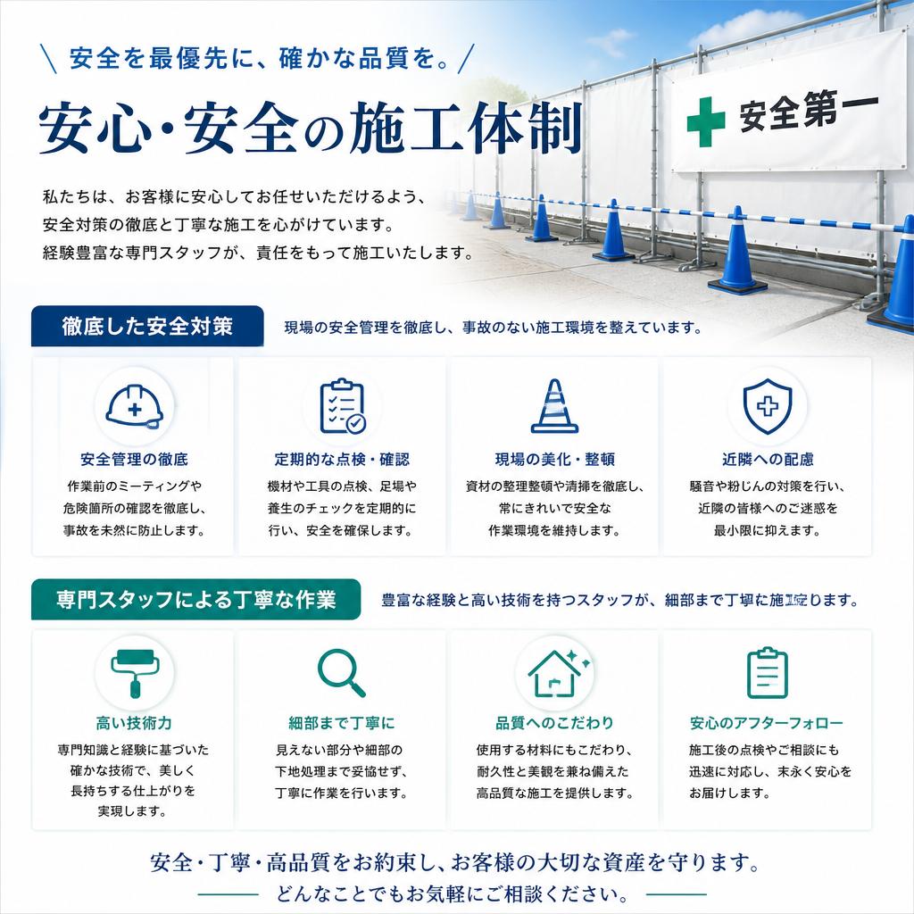 安全施工の確保