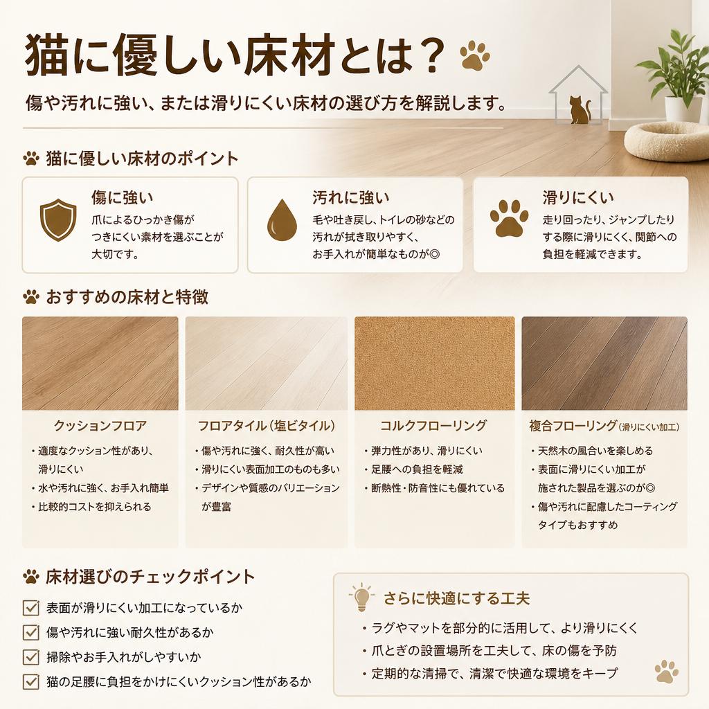 床材選びのポイント